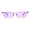 Purple Blue, variant on Womens Retro Vintage Narrow Cat Eye Plastic Gothic Sunglasses Purple Blue