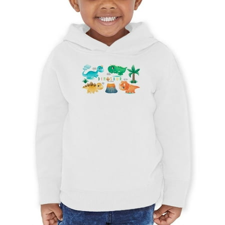 

Dinosaur Friends Cluttered Items Hoodie Toddler -Image by Shutterstock 4 Toddler
