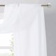 thumbnail image 5 of Paneles de cortinas con dosel para cama 236, decoración del hogar, cenefa de bufanda de gasa transparente para boda (1 panel, 60 x 236, blanco), 5 of 5