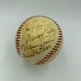 thumbnail image 3 of Mickey Mantle Joe Dimaggio George Sisler Casey Stengel Signed Baseball JSA COA, 3 of 8