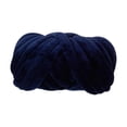 thumbnail image 1 of GUOOL Arm Knit Yarn for Quick Finger Weave Hand Knitting, 2.2lbs Velvet Washable Bulky Navy Blue, 1 of 9