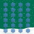 thumbnail image 4 of 10cm Bright Snowflakes 24pcs Snowflakes Decor for Kids Adults (Champagne Gold), 4 of 6
