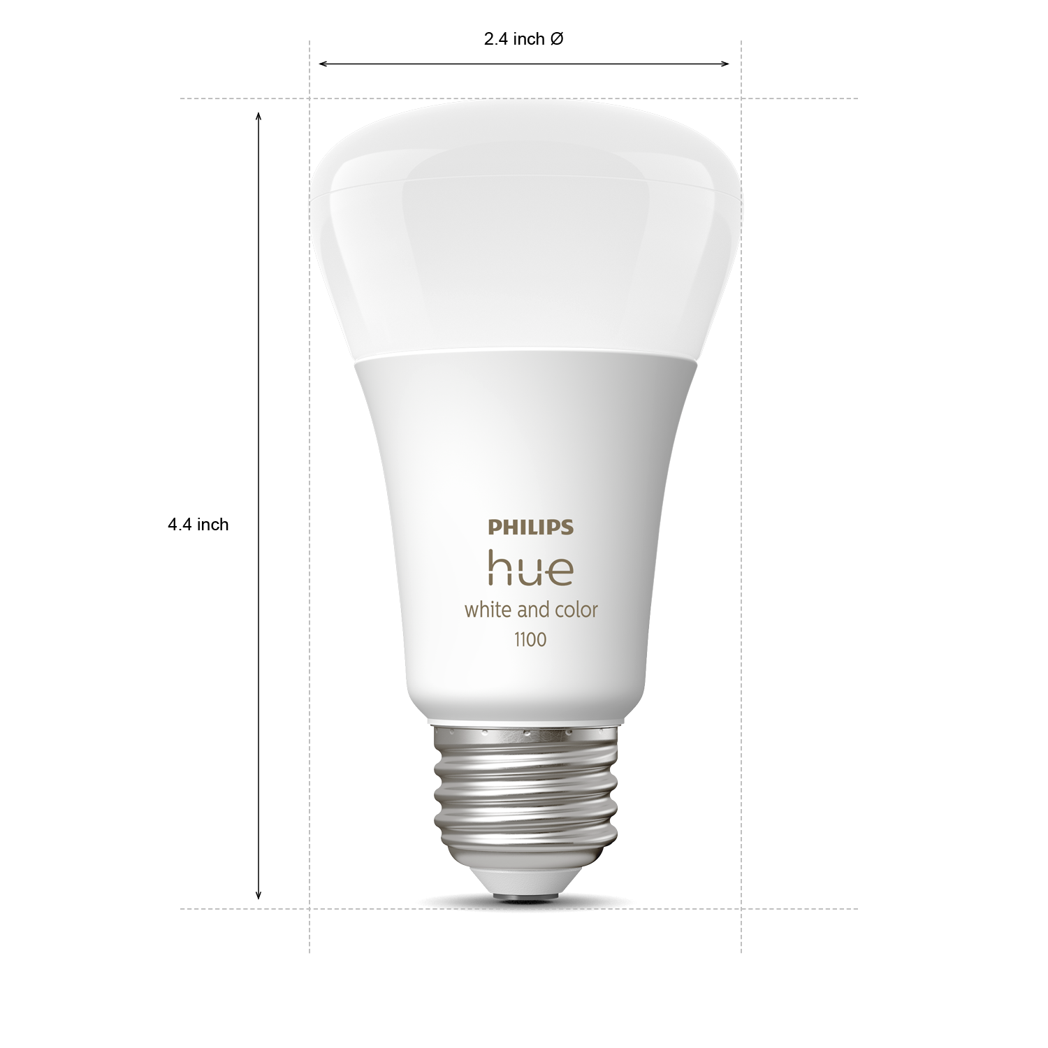 Philips Hue White and Color Ambiance A19 Smart Bulb photo 4