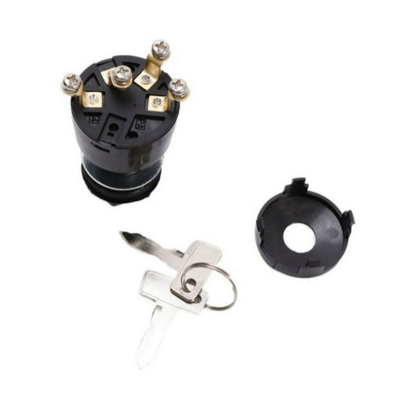 JIAHAOO Gas Ignition Key Switch 4 Terminal 12V for Turf Carryall I II XRT 1012505 New Switch for Club Car Golf Cart DS