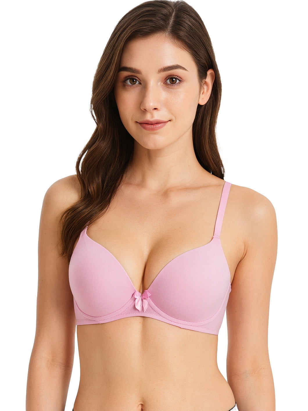 Women Bras 6 Pack of Double Pushup Bra B Cup C Cup 34B (9903)