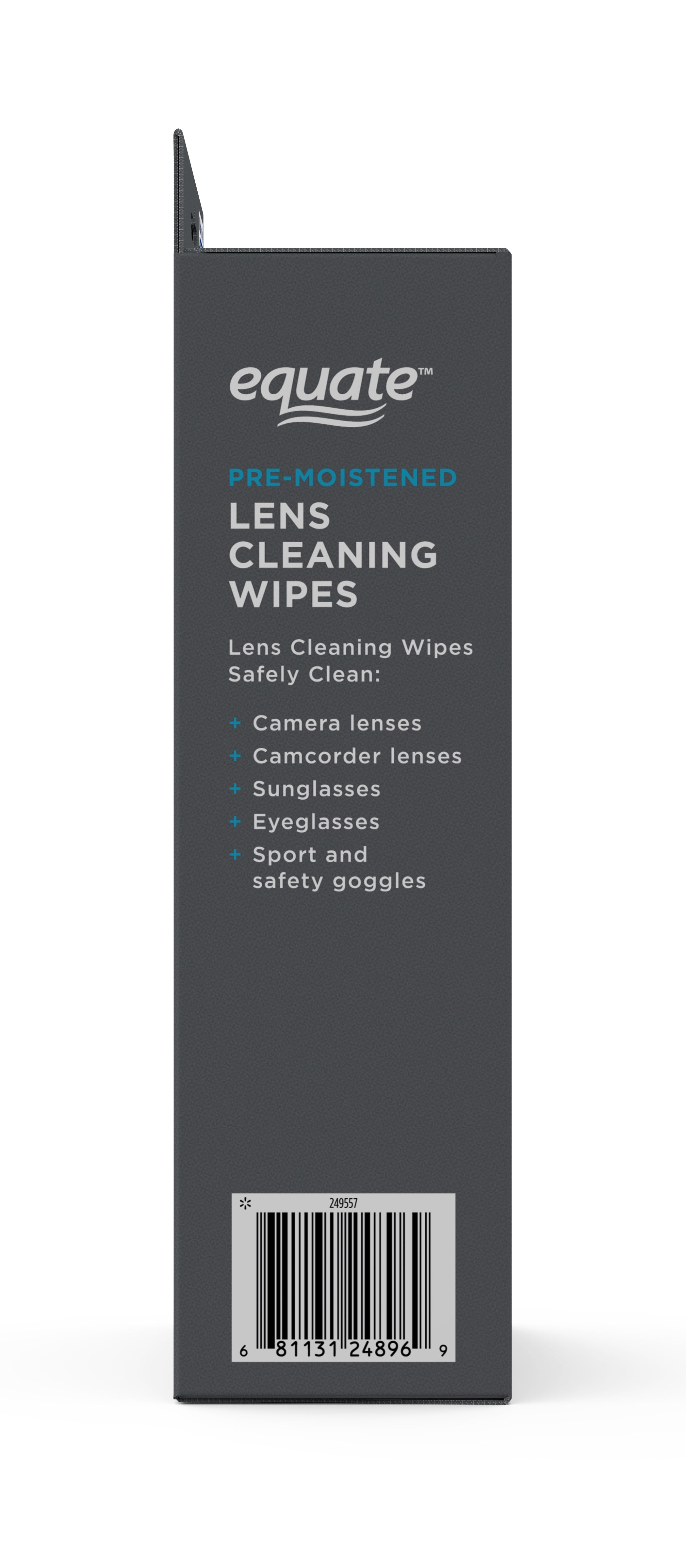 Equate Pre-Moistened Lens Cleaning Wipes, 100 Count