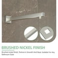 thumbnail image 4 of Logmey 16-Inch Brushed Nickel Bathroom Shower Arm Extender, 4 of 7