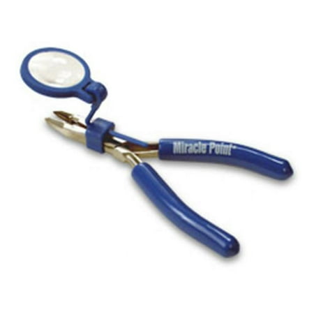 UPC: 0023661813307 | Miracle Point SNP8 Straight Nose Pliers with Magnifier