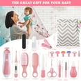 thumbnail image 5 of Timok Baby Healthcare and Grooming Kit, 28 in 1 Newborn Nursery Care Kit with Baby Electric Nail Trimmer Set, Baby Essentials for Newborn Infant Toddlers Shower Gifts - Pink, 5 of 7