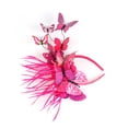 thumbnail image 5 of Bandeau en Plastique Simulation Papillon Accessoires de Cheveux pour Fête, 5 of 5