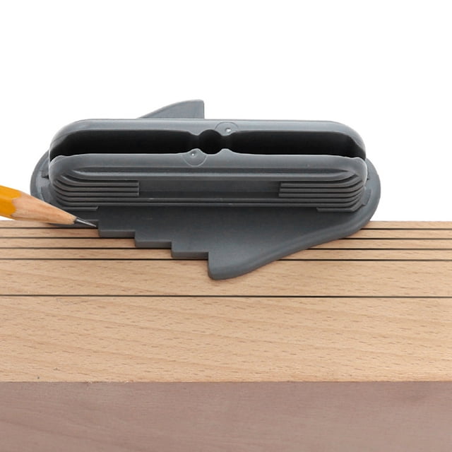 Localizador de carpintería, herramienta de hardware de plástico ABS con trazador central, herramienta de carpintería, funcionalidad versátil