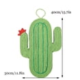thumbnail image 3 of Fiudx Rascador de Sisal Natural, Ecológico, Protector de Alfombra Duradero, Fácil de Instalar En La Pared, Protector de Muebles para Mascotas de Interior, 44 X 30 Cm, 3 of 7