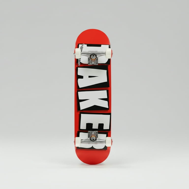 Baker Skateboards Brand Logo Complete Skateboard Red/White/Black