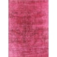 thumbnail image 1 of Ahgly Company Machine Washable Indoor Rectangle Industrial Modern Violet Red Pink Area Rugs, 6' x 9', 1 of 7