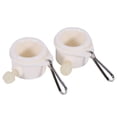 thumbnail image 1 of 2 uds 1 "diámetro del poste PVC asta de bandera anillos giratorios anillos de montaje de bandera Hardware de sujeción, 1 of 8