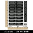 thumbnail image 2 of Personal & Confidential Double Line Border Sticker Set - Black - Matte Finish - 2.00" Large, 2 of 7