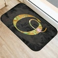thumbnail image 5 of Golden Letters Doormat Bathroom Rectangle Soft Mat Black Kitchen Home Hallway Anti-slip Floor Rug Door Mat Bath Mat, 5 of 6