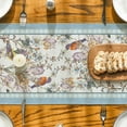 thumbnail image 7 of Blue Birds Flowers Blossom Table Runner, Seasonal Spring Floral Kitchen Dining Table Decoration for Home Party Decor Blue , Table Runner Blue , Table Runner Blue x, 7 of 7