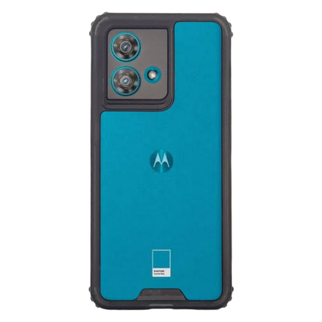 Funda Otter 360 Contonor Uso Rudo Para Moto Edge 40 Neo Cely Vesmir Negro