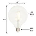 thumbnail image 2 of Bombilla LED Westinghouse 5317500, 6,5 W (equivalente a 60 W) G40, 2 of 4