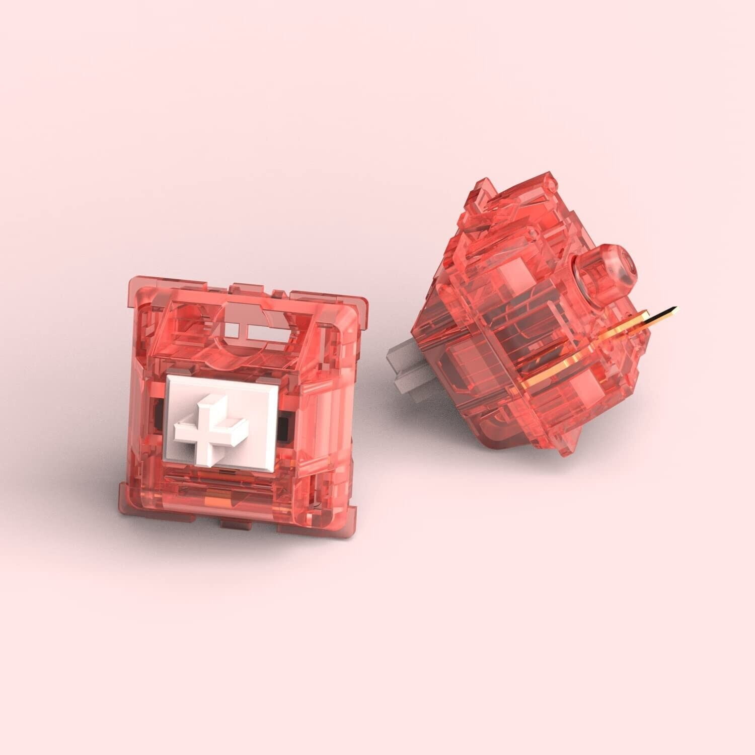 Ajazz Diced Fruit Peach Switch, Pre-Lubed Linear Switches for