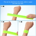 thumbnail image 4 of Uxcell Non-Reflective Slap Bands, Non-Reflector Band Snap Bracelet Armbands Strap Strip for Party Game Events, Black 6 Pcs, 4 of 7