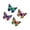 A, variant on 4 Pack Metal Butterfly Wall Art Decor, Colorful Hanging Sculptures, Decorative Ornaments for Garden, Patio, Fence, Porch, Bedroom & Living Room