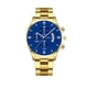 thumbnail image 2 of Reloj de cuarzo de moda para hombre, diseño calado, caja de aleación, correa de cuero, reloj de pulsera informal de negocios, reloj de aleación., 2 of 6
