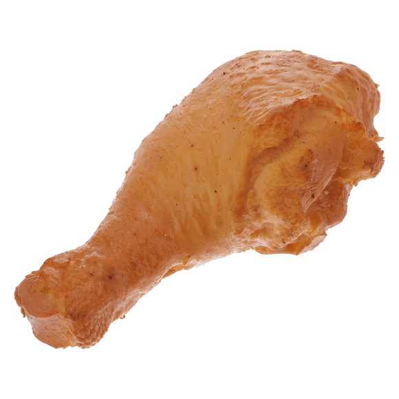 Simulación de muslo de pollo frito cocido falso, modelo de comida artificial, accesorio de comida falsa