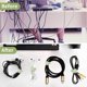 thumbnail image 4 of Bridas para cables Correas para cables de silicona reutilizables 16 piezas Bridas para cables Organizadores de cables para auriculares, cargador de teléfono, cable de audio, computadora (16 piezas, verde) JM, 4 of 5