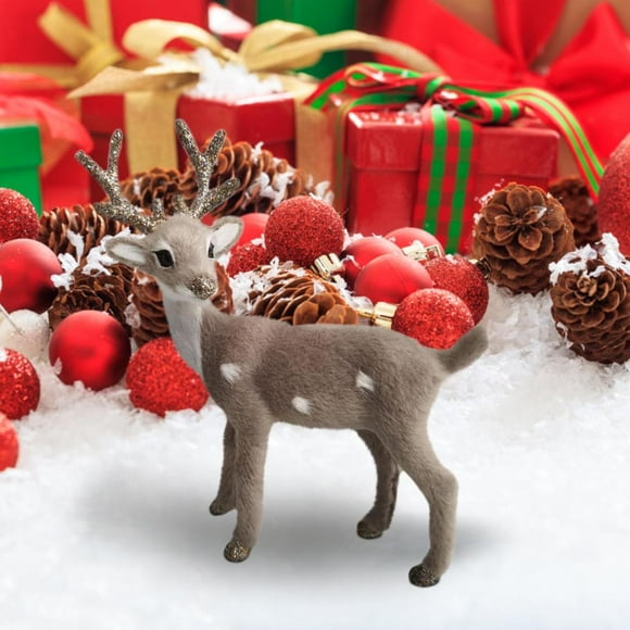 SDNall Christmas Supplies Sika Deer Decorations Mall Decorations Simulation Sika Deer
