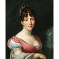 thumbnail image 2 of Anne Louis Girodet-Trioson 15x18 Black Ornate Wood Framed Double Matted Museum Art Print Titled - Portrait of Hortense De Beauharnais, Queen of Holland (C. 1805 - C. 1809), 2 of 5