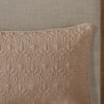 thumbnail image 4 of 3 Piece Split Corner Pleated Quilted Bedspread Khaki King, 4 of 14