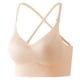 thumbnail image 1 of Brasieres de Mujer Sujetador Deportivo sin Costuras, sin Relleno Ni Aros, Ligero y Cómodo para Yoga, Bralette con Espalda Cruzada y Soporte Incorporado. Mediana, 1 of 6