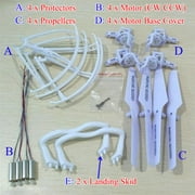 Leke for Syma X5 X5C RC Drone Quadcopter Crash Pack Kit Replacement Spare Parts