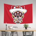 thumbnail image 4 of Decoración de pared clásica personalizada de Kansas City Chiefs para dormitorio, sala de estar, dormitorio, manta de pared, 4 of 8