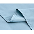 thumbnail image 3 of Chezmoi Collection 4-Piece Chambray Blue Sheet Set Twin - Extra Soft Breathable Brushed Microfiber Bed Sheets with 15" Deep Pocket & 2 Pillowcases, 3 of 5