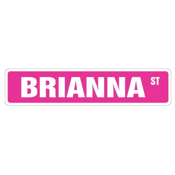 Brianna Street [3 Pack] of Vinyl Decal Stickers |for Laptop Car
