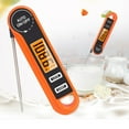 thumbnail image 4 of Digital Cooking Thermometer for Bread Baking, Food and Water Temperature Measurement. Waterproof and Long Stem with Meat Temp Guide, Display with Backlit, 4 of 8