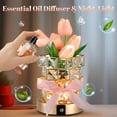 thumbnail image 6 of Tulip Flower Lamps,LED Decorations Tulips Table Lamp,Gifts for Girlfriend Mom Women Her Wife Sister Girls Birthday Valentine Day,Mothers Day,Artificial Flower Bedroom Desk Night Light, 6 of 8