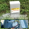 thumbnail image 3 of Aniceparthy Well Pump Relay, Control Box Fit for Franklin Control Boxes 5 to 15hp, 230 Volts and Others Conventional Well Pump Control Box, Replace 155031102 155031110 305213902, 3 of 6