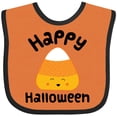 thumbnail image 3 of Inktastic Happy Halloween Candy Corn Boys or Girls Baby Bib, 3 of 4