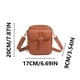 thumbnail image 5 of Bolso Bandolera Vintage de Gran Capacidad, de Cuero, Pequeño, Tipo Bandolera, para Hombre y Mujer., 5 of 5