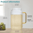 thumbnail image 4 of Jarra Vidrio Para Agua C/tapa Para Refrigerador Cristal 2l Xtellar transparente, 4 of 4