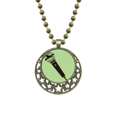 thumbnail image 1 of Pendentif Cage Microphone Expression Étoile Collier Chaîne Lune Bijou, 1 of 3