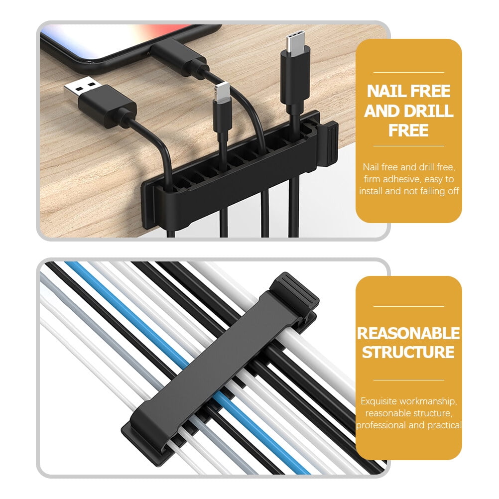 SOPOTUTU Cable Organizer Clips  Adhesive Cable Storage for Home 20Pcs