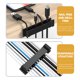 thumbnail image 3 of 4 piezas Gestión de cables de almacenamiento de cable autoadhesivo de mantenimiento de cable, 3 of 5