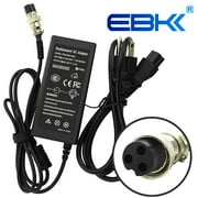 EBKK Scooter Battery Charger Power cord for Razor MX350,PR200 Pocket Rocket, Razor Pocket Mod (Bella, Betty, Bistro, & Daisy),E500S E225S E325S Electric Scooter,- 36W 24V 1.5A 3-Prong Inline