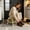 Yellow-YE-clearacne, variant on tumgatte Swivel Wheel Stool Home Plastic Casters Low Stool Living Room Movable Seat for Shoe Changing Sitting Craft Work 10.2x10.2x7.9 Inch