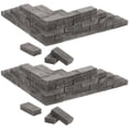 thumbnail image 1 of BRIGHTFUFU Mini ladrillos de 100 piezas a paisajismo de ladrillos en miniatura modelos de ladrillos pequeños para manualidades adorno, 1 of 7